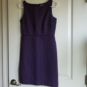 Loft Navy blue and pink dress